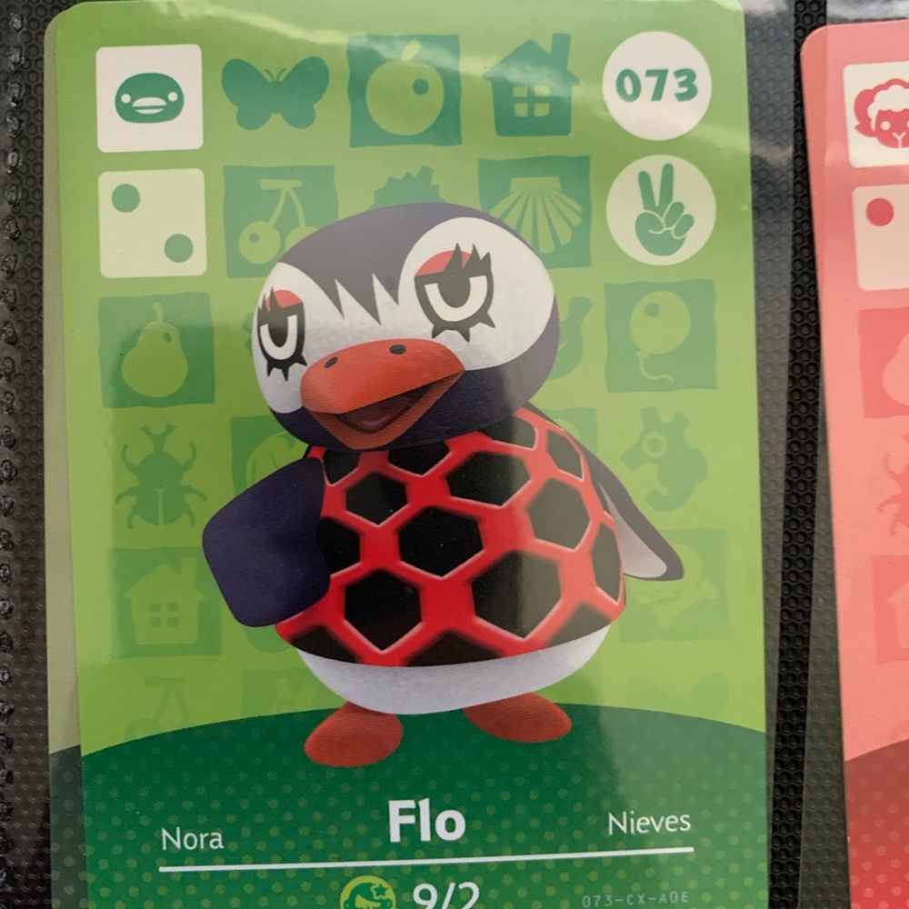 Flo 073 - Nintendo Animal Crossing amiibo card